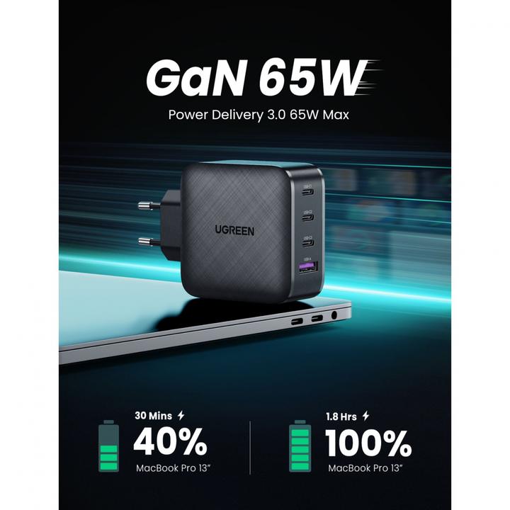 Produktbild Ugreen EU 90613 Verlängerungskabel, 30 W (30 W)