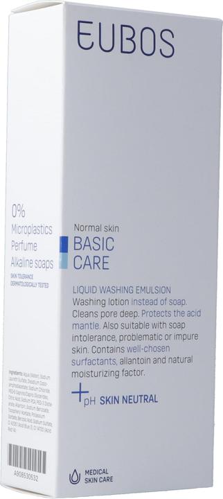 Actual product image Eubos Soap liquide unscented blue (200ml) (200 ml)
