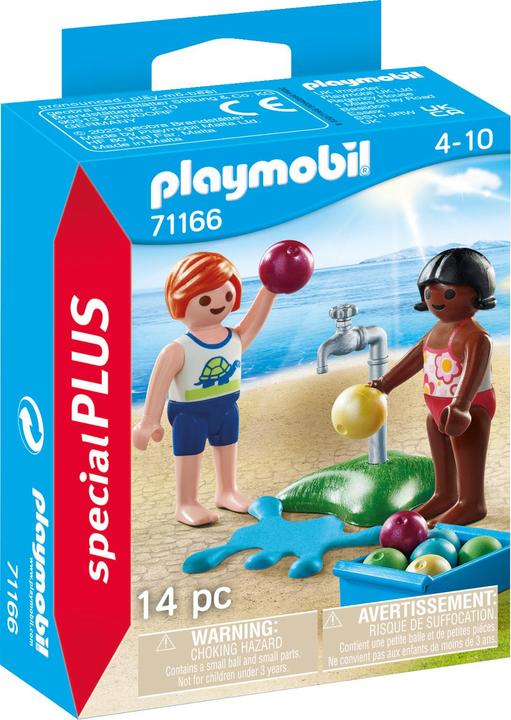 Actual product image Playmobil 71166 Children with water balloons (71166, Playmobil Special Plus)