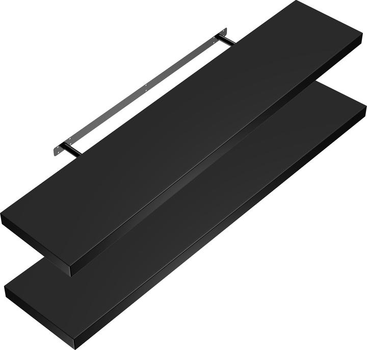 Set of 2 matt black