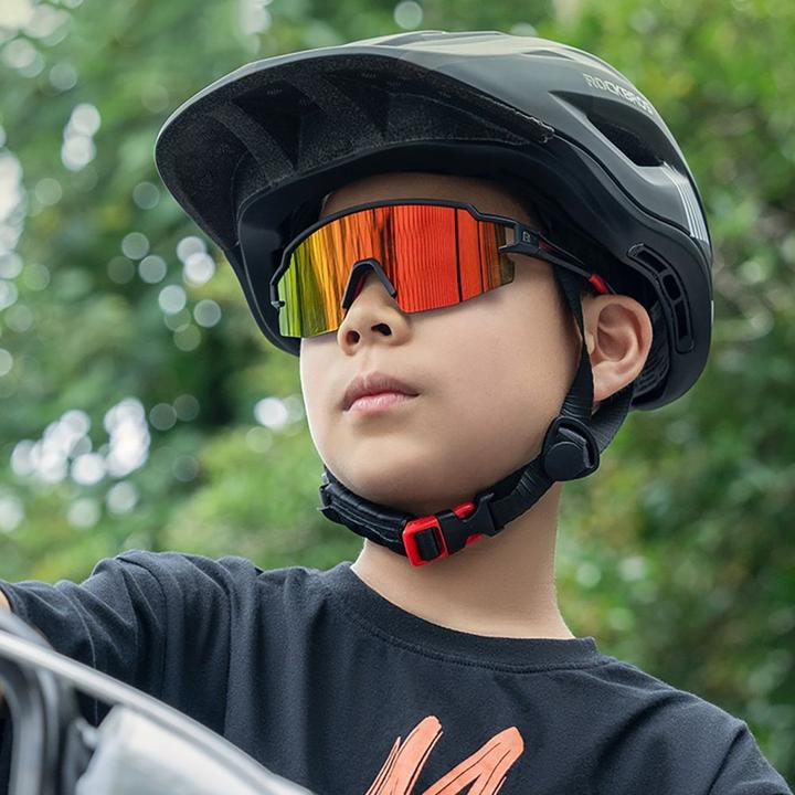 Actual product image Rockbros Other goods Kids Cycling Glasses, Polarized, UV Protection, Black (Black, Black)