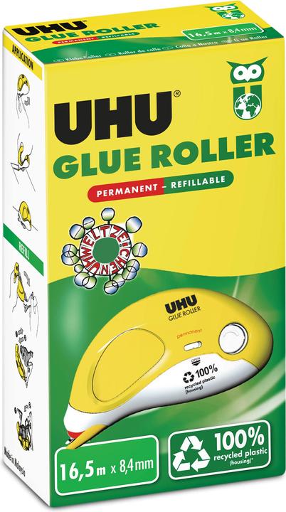 Produktbild UHU Kleberoller perm. Refillable 990345 transparent