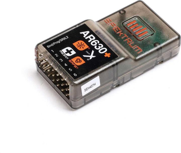 EMPFÄNGER AIR AR630+ 6CH DSMX Integrated Telemetry AS3X+ & SAFE