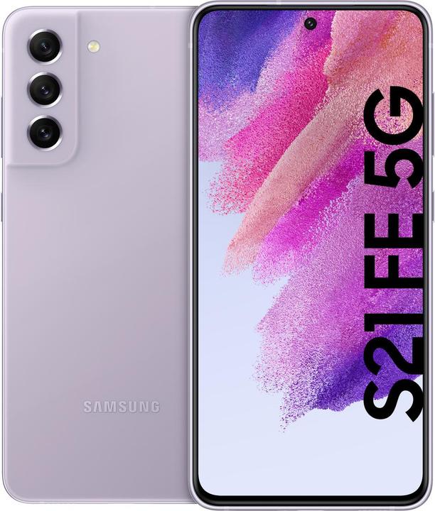 Productafbeelding Samsung Galaxy S21 FE 5G EU (256 GB, Lavendel, 6.40", Dubbele SIM, 5G)