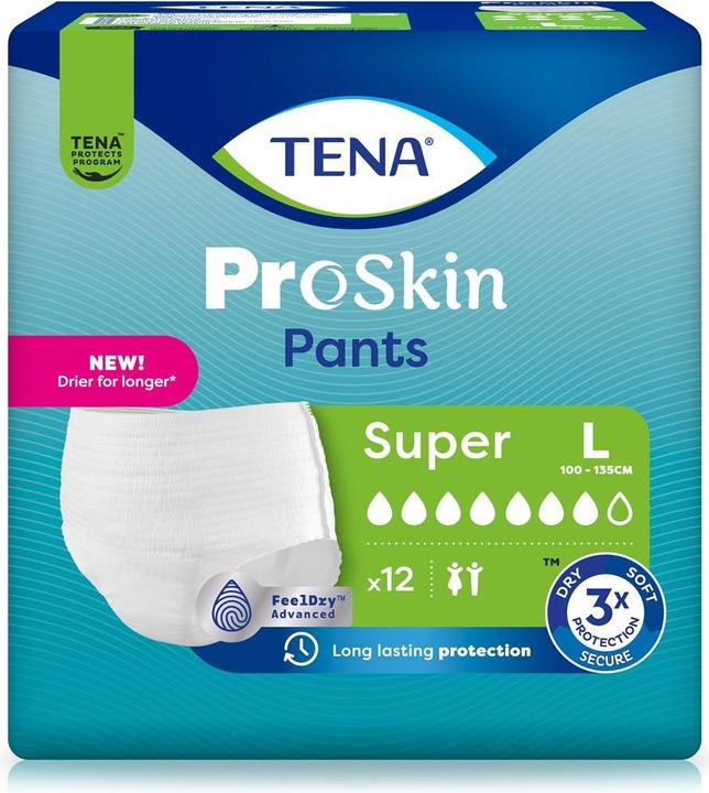 Tena Pants Super L 100-135cm 12 (12 x, L)