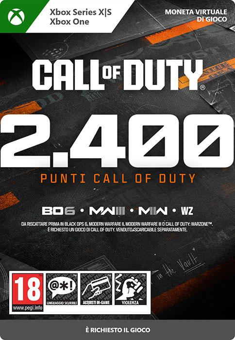 Produktbild Microsoft Xbox Call of Duty Points- 2,400 Download Code