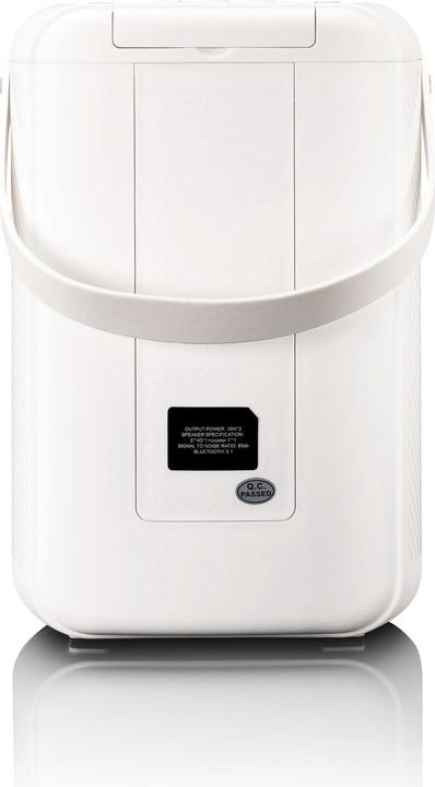 Actual product image Lenco BTC-060WH white (12 h, Rechargeable battery operated)