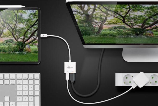 Actual product image Goobay USB-C to HDMI Adapter (HDMI, 4 cm)