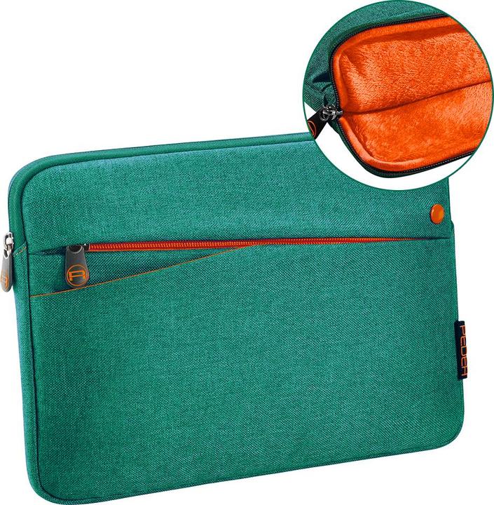 Actual product image Pedea Fashion Tablet bag 25,7cm 10,1 inch turquoise inside compartment: 27,8 x 20 x 2 cm L x W x H (Various)