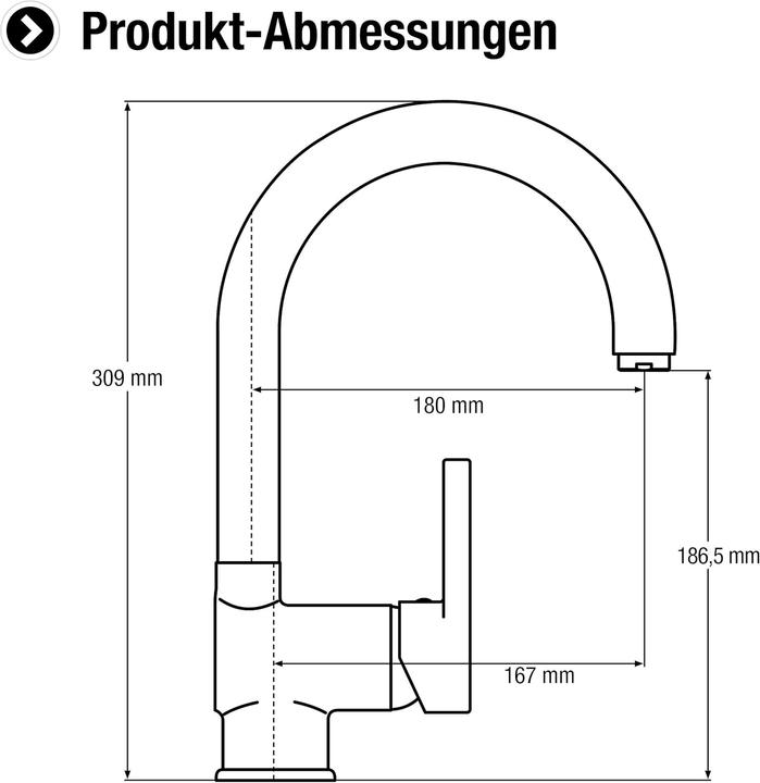 Produktbild Cornat Spültisch-Einhebelarmatur Skagen