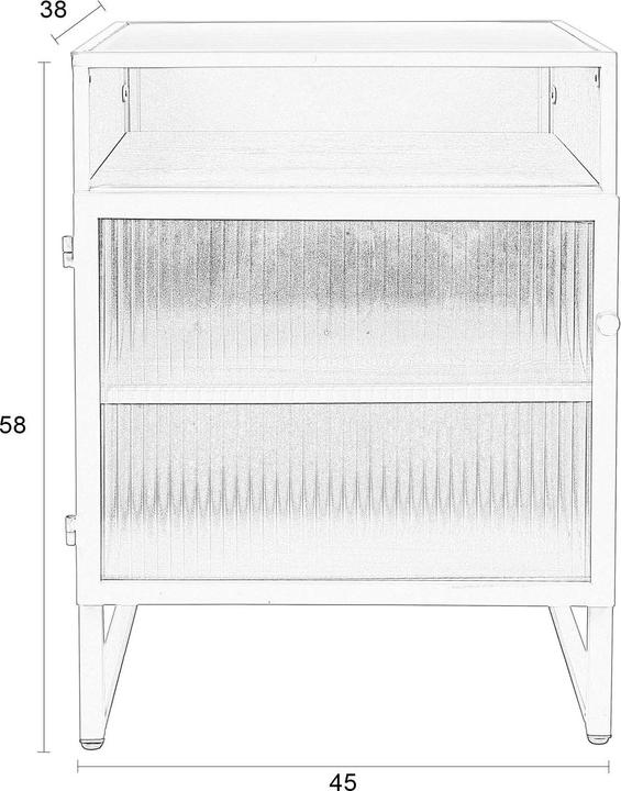 Actual product image Zuiver Cabinet Herbe Small (45 x 38 x 58 cm)