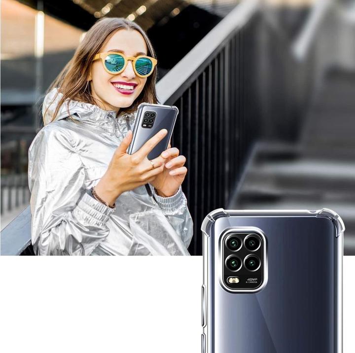 Produktbild Screenguard Xiaomi Mi 10 Lite Hülle Crystal Soft Airbag Bumper (Xiaomi Mi 10 Lite)