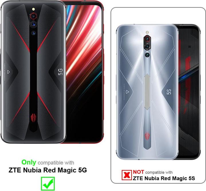 Actual product image Cadorabo Case for ZTE Nubia Red Magic 5G with belt clip (ZTE Nubia Red Magic 5G)