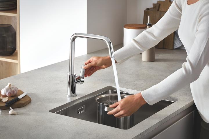 Image du produit Grohe K700 Unterbau Edelstahlspüle (Evier encastré, 40 cm, 50 cm)