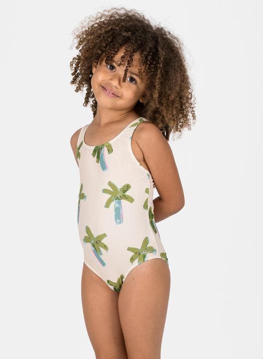 Produktbild Nabaiji Badeanzug Baby/Mädchen - Print Palmen beige (74)