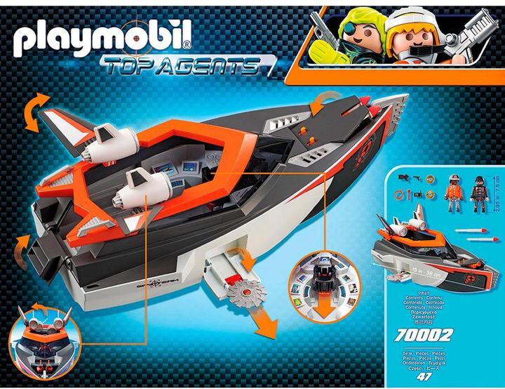 Produktbild Playmobil Spy Team Turboship (70002)