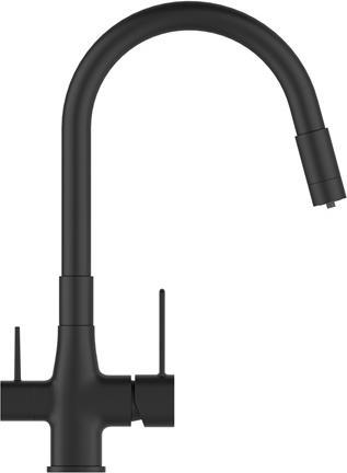 Actual product image Invena Mixer Kitchen Glamour With Filter Black