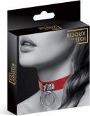 Produktbild Bijoux Pour Toi Collier Fetish rouge avec anneau -