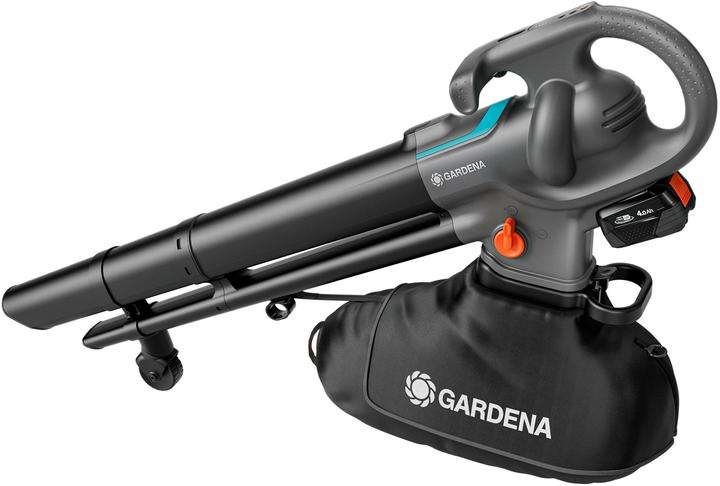 Gardena Akku-Laubsauger/Laubbläser PowerJet Collect 18V P4A solo (grau/schwarz, ohne Akku und Ladegerät, POW (Akkubetrieb, Laubsauger-& bläser)