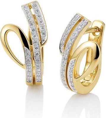 Breuning OHRSCHMUCK - BRILL. 0,156 Ct. H/si (585, - Gold)