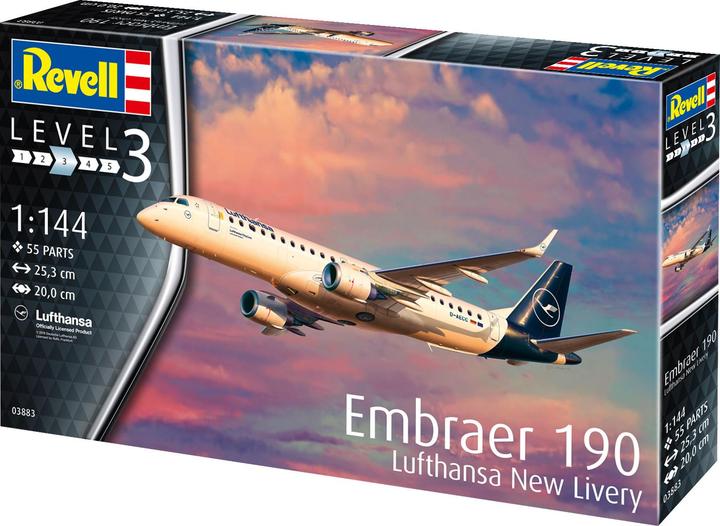 Produktbild Revell Embraer 190 Lufthansa New Livery