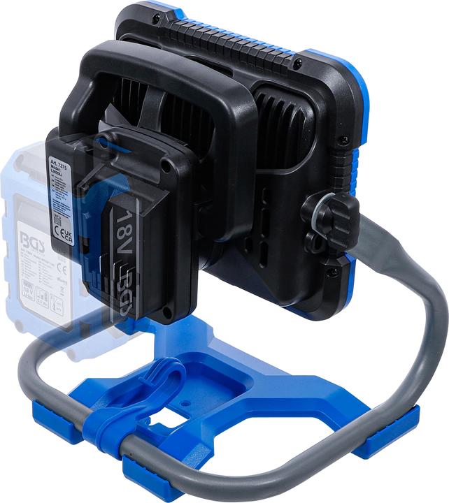 Actual product image BGS Cordless LED Work Lamp | foldable | 18 V | without rechargeable Battery (2000 lm)