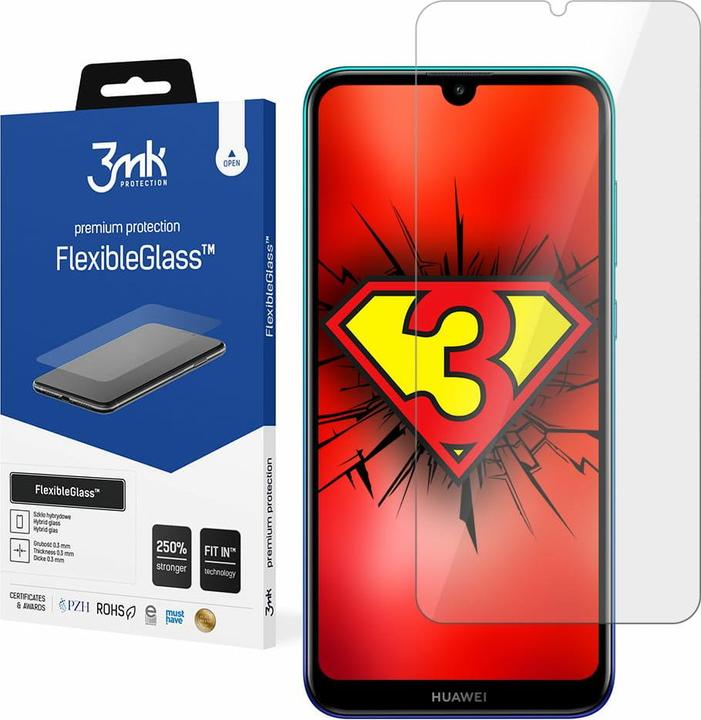 Immagine prodotto 3MK hybrid glass Flexible 2.5D for Huawei Y7 2019 (1 Pezzo/i, Huawei Y7 (2019))