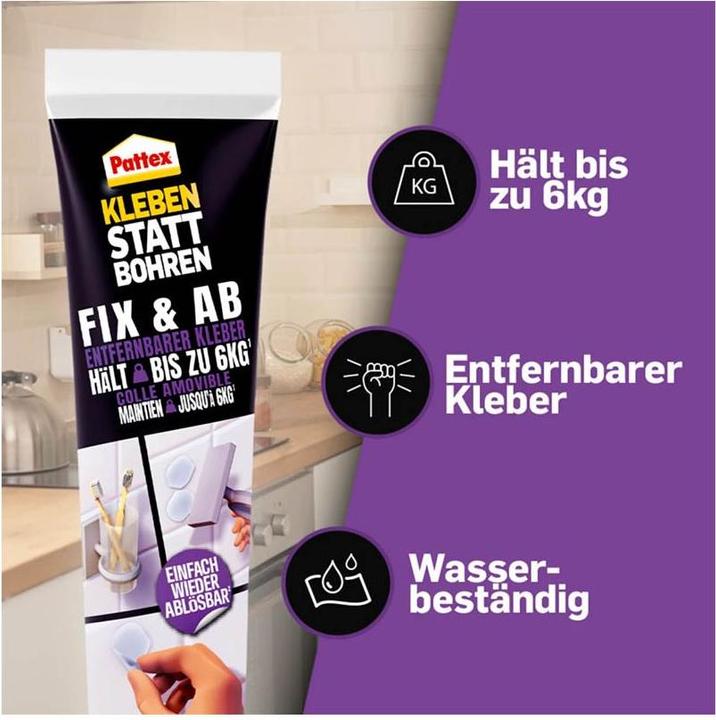 Produktbild Pattex Fix & Ab (80 g, 44 ml)