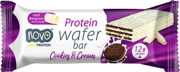 Actual product image Novo Protein Wafer Bar (Cookies & Cream, 1 pcs., 605 g)