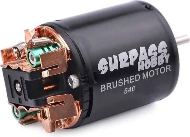 Image du produit Surpass Hobby 540 brushed motor 3-slot 21T 21000 RPM w/ 60A ESC combo