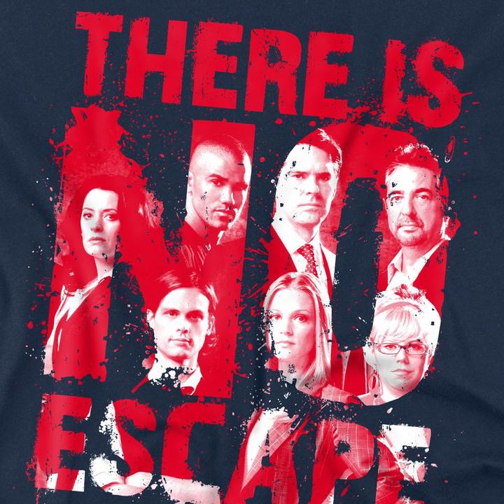 Immagine prodotto Criminal Minds No Escape Maglietta Uomo (4XL)