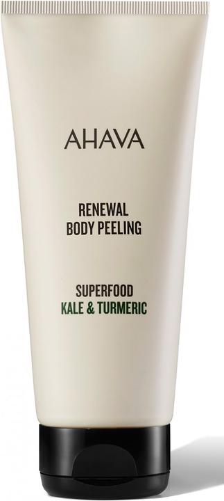 Actual product image Ahava Superfood Renewal Body Peeling "Kale & Turmeric" - Revitalizing Body Peeling (200 ml)
