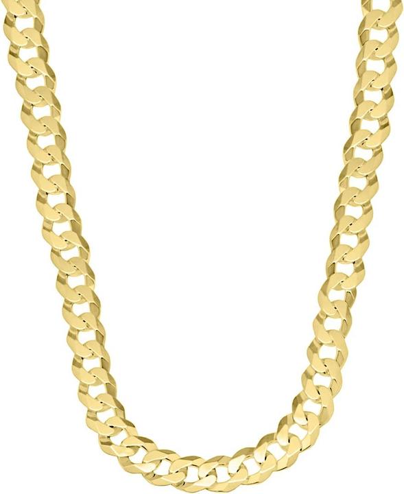 Candy Panzer-Halskette Hemera 7.7 mm, 925 Sterling Silber, vergoldet (925 Sterling Silber, 18k vergoldet, 50 cm)