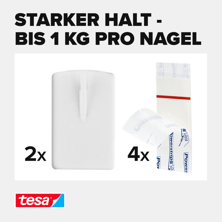 Produktbild tesa Powerstrips Bildernagel