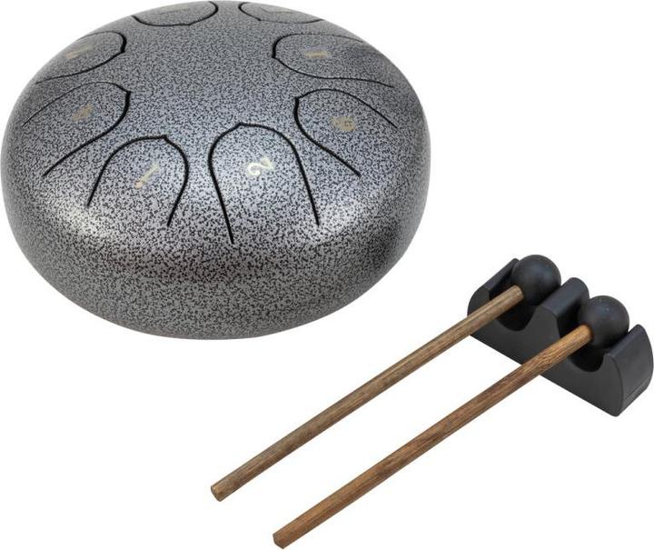 Actual product image Dimavery TD-8 Steel Tongue Drum, silver
