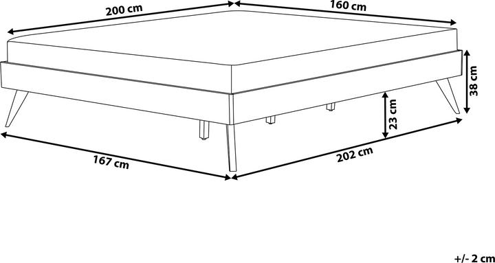 Actual product image Beliani Berric (160 x 200 cm)