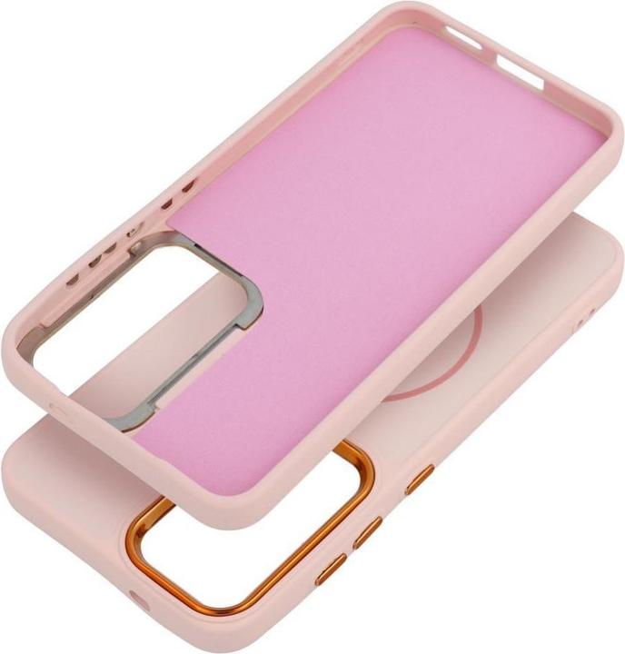 Produktbild 4Kom Back panel cover OEM FRAME MAG COVER Case compatible with MagSafe for SAMSUNG A36 powder pink (Oppo A36)