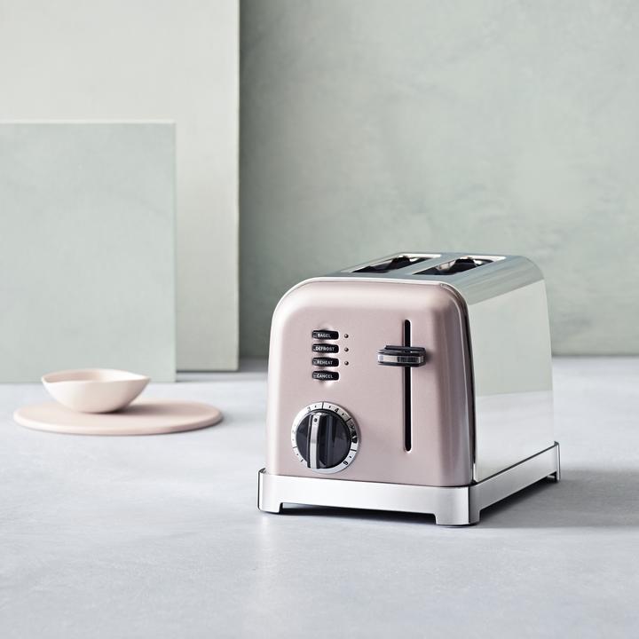 Actual product image Cuisinart Toaster CPT160PIE Pink Silver