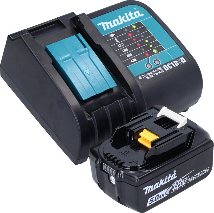 Produktbild Makita DHP 490 ST1 Akku Schlagbohrschrauber 18 V 65 Nm Brushless + 1x Akku 5,0 Ah + Ladegerät (Batteriebetrieb)