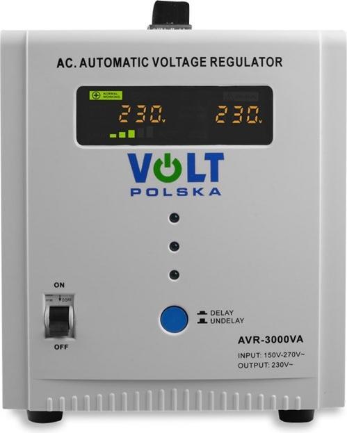 Actual product image Volt Polska Stabiliser napiecia AVR 3000VA 8-11% (3000 VA, 3000 W)