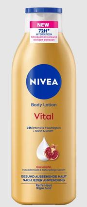 Actual product image NIVEA Vital Body Lotion - 250 Milliliters (Body lotion, 250 ml)