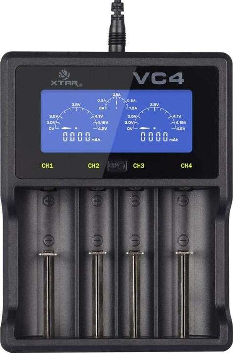 Image du produit Xtar VC4 (1 pcs, A, C, D, AA, AAA, AAAA, Chargeurs sans batterie)