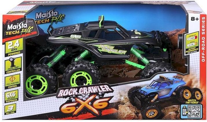 Actual product image Maisto TECH controlled car Rock Crawler 6x6, 82745 (RTF Ready-To-Fly)