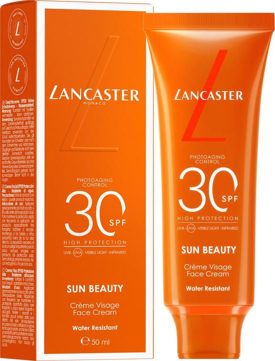 Actual product image Lancaster Face Cream Sun Protection Factor 30 (Sun cream face, SPF 30, 50 ml, 150 g)