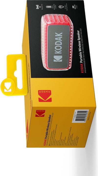 Immagine prodotto Kodak PWS-2237 rosso Resistente agli urti 8 Watt RMS (5 h, Corrente elettrica)