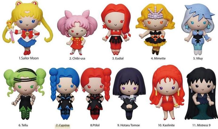 Image du produit Monogram Int. Sailor Moon 3D pendentif de poche en PVC série 8 affichage (24)