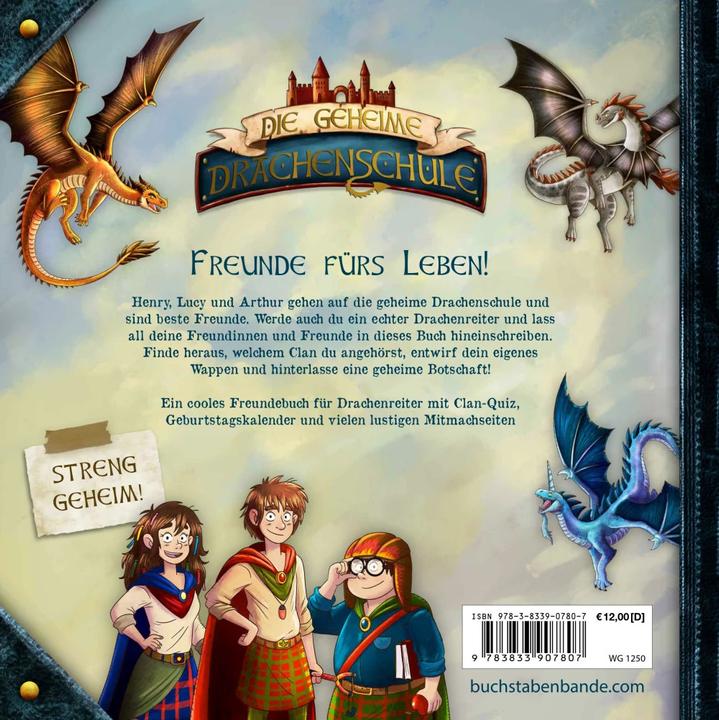 Image du produit Die geheime Drachenschule - Mein Freundebuch (Allemand, Pascal Nöldner, Emily Skye, 2023)