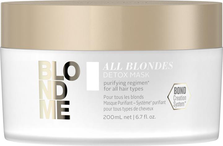 Immagine prodotto Schwarzkopf Professional Blondme - Maschera disintossicante per tutte le bionde (200 ml)