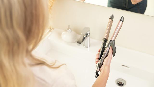 Productafbeelding Cecotec Keramische stijltang Bamba RitualCare 1000 2in1 Zwart/Roze (Straightener)