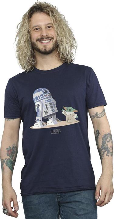 Produktbild Star Wars The Mandalorian R2D2 And Grogu TShirt (4XL)
